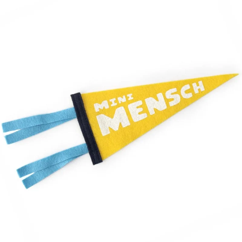 mensch pennant flag unique gift for fans