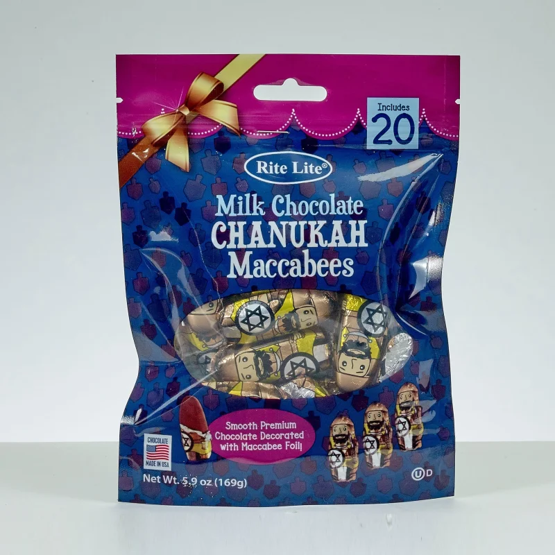 milk chocolate chanukah maccabees 20 pack