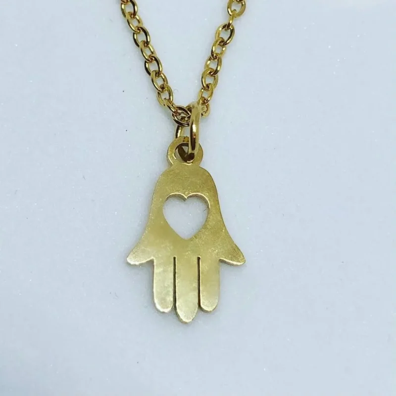 mini hamsa love necklace trendy charm for every occasion