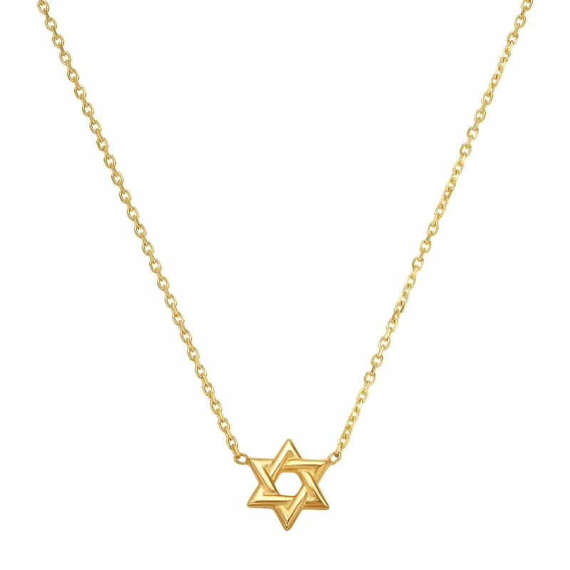 mini star of david necklace by leahjessica jewelry