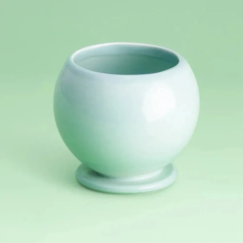 mint green bubble kiddush cup elegant judaica gift