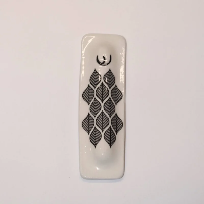 modern leaf mezuzah elegant home decor