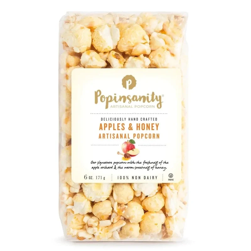 non dairy gourmet popcorn apples honey