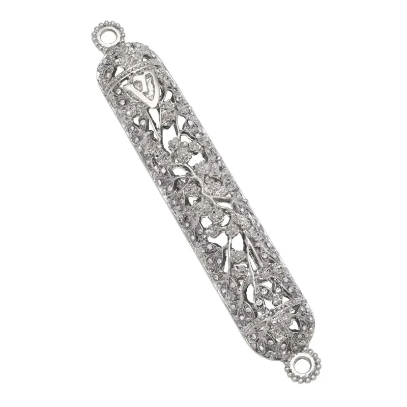 olivia riegel silver isadora mezuzah elegant home decor