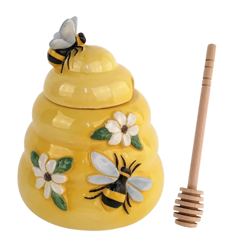 organic floral honey pot pure natural