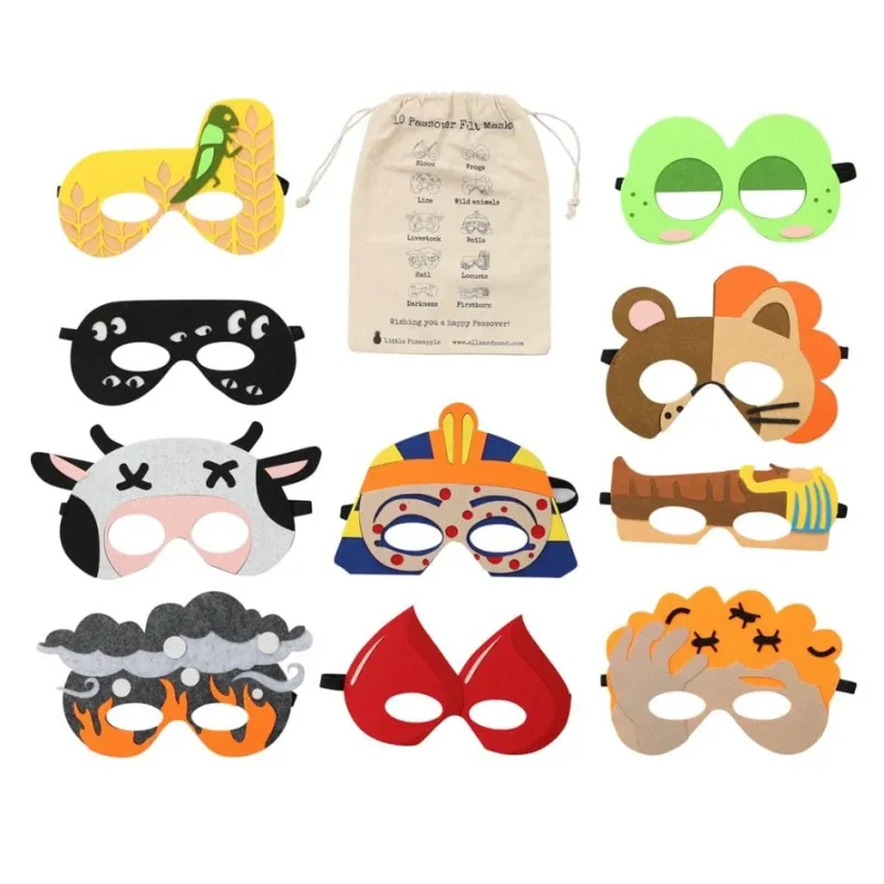 passover felt masks for kids