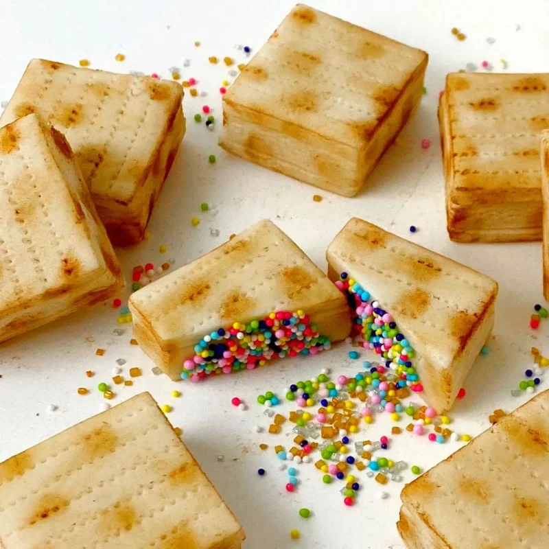 passover marzipan matzah sprinkle surprise