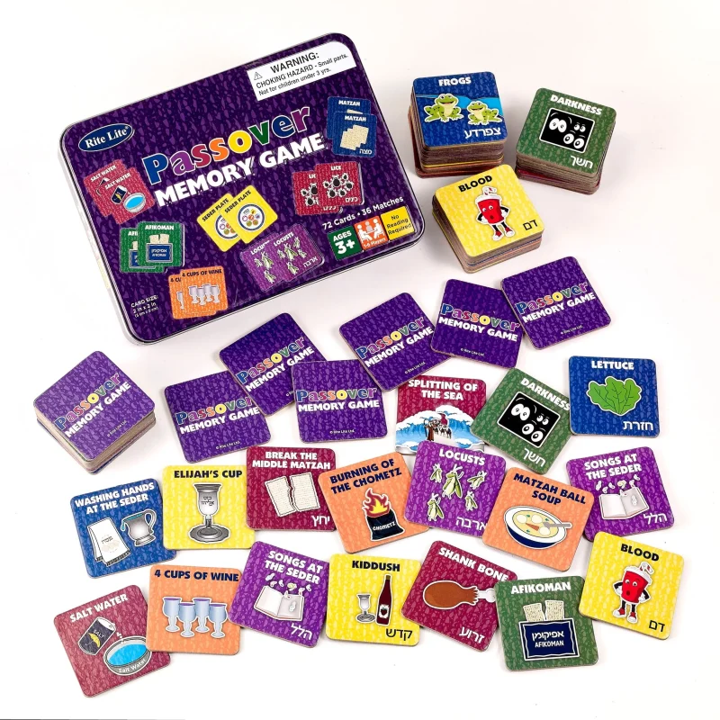 passover memory game for kids