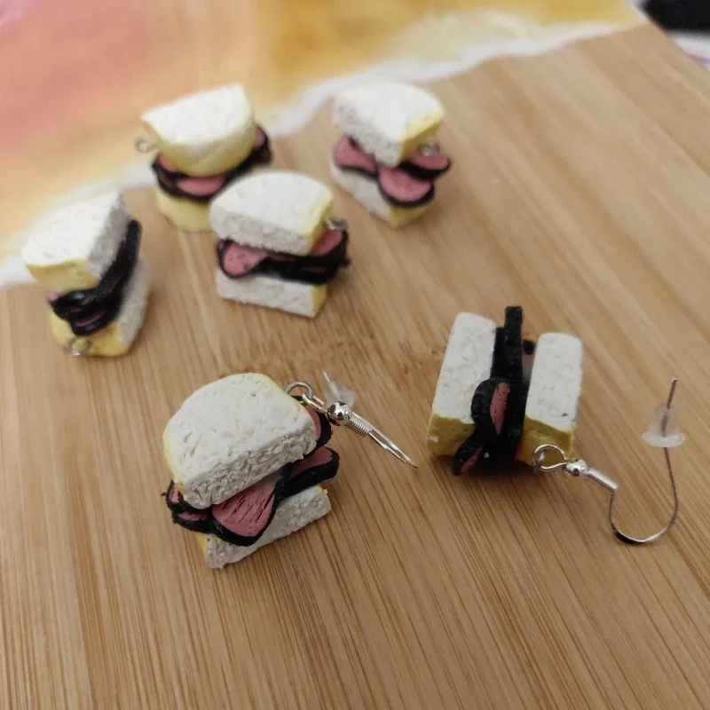 pastrami on rye earrings