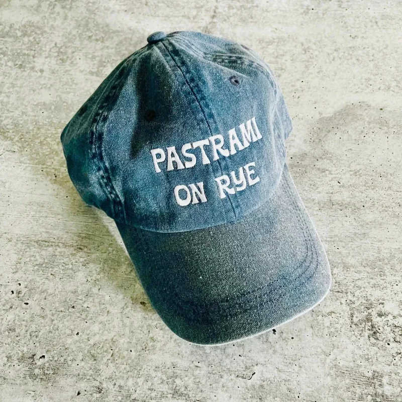 pastrami on rye unisex deli cap perfect fit for all