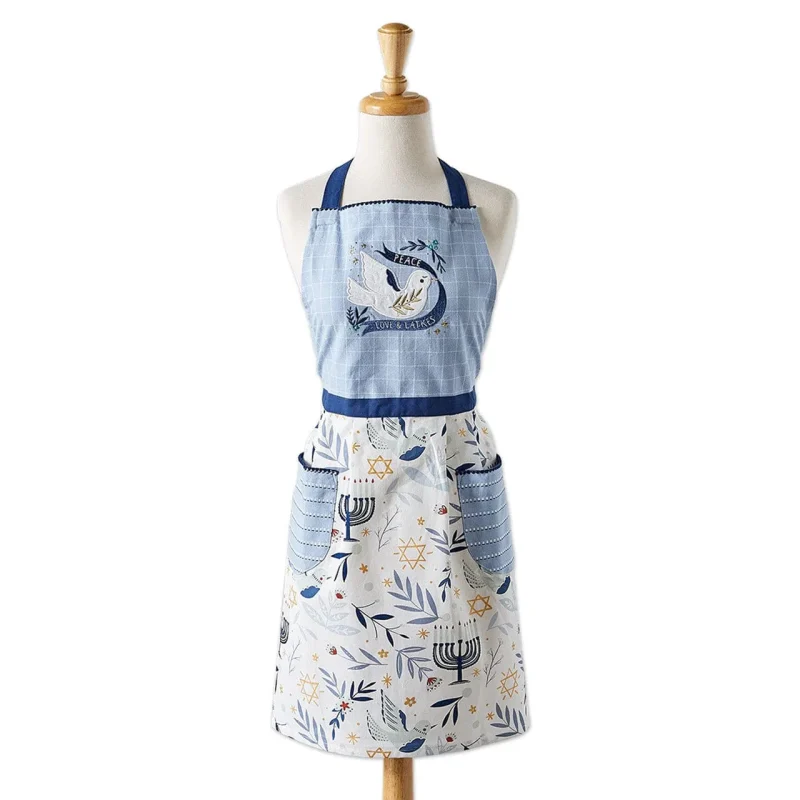 peace love latkes apron perfect for holiday cooking