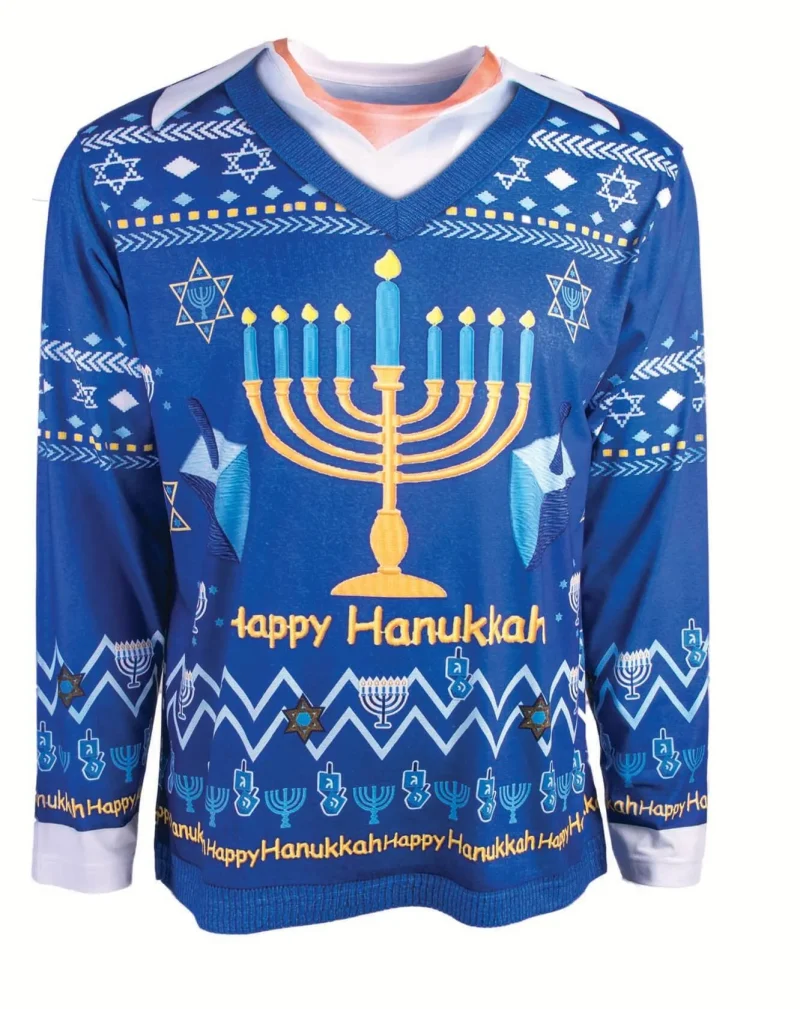 photo real hanukkah unisex shirt easy returns