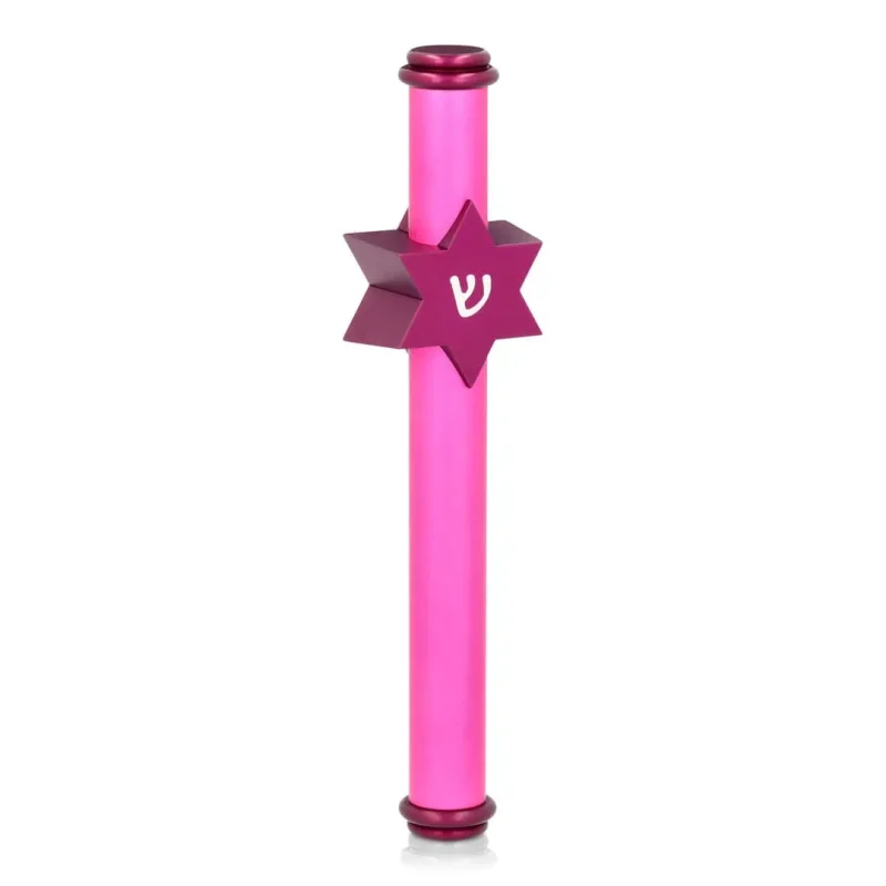 pink star of david mezuzah by akilov high quality judaica