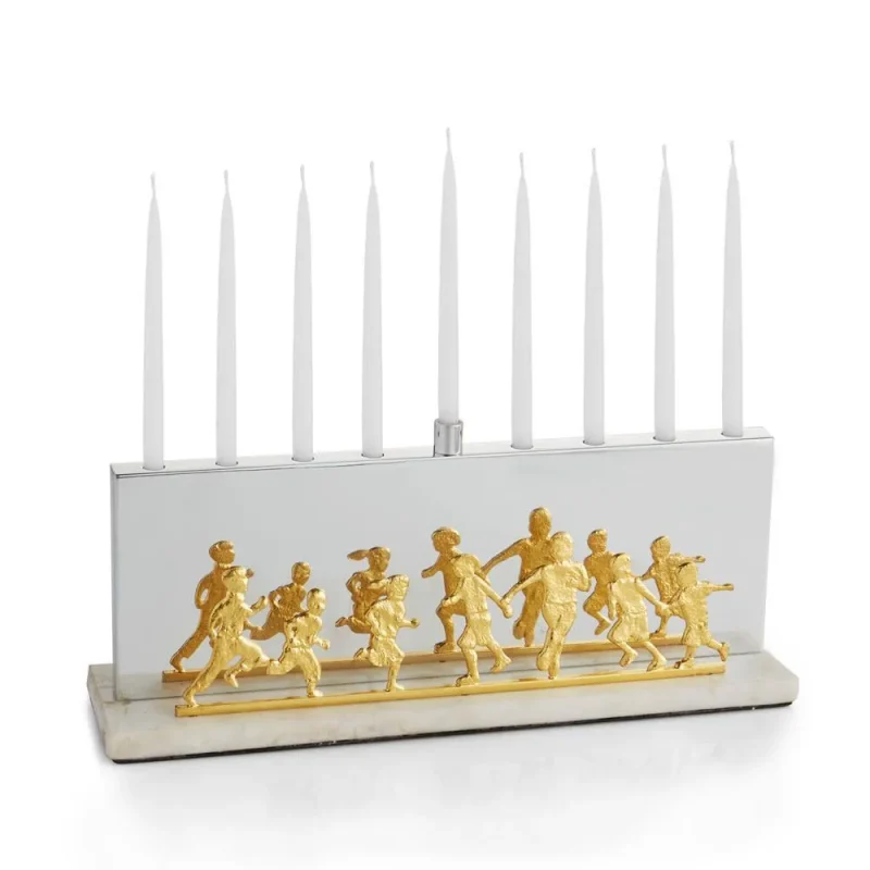 playful children s menorah by michael aram