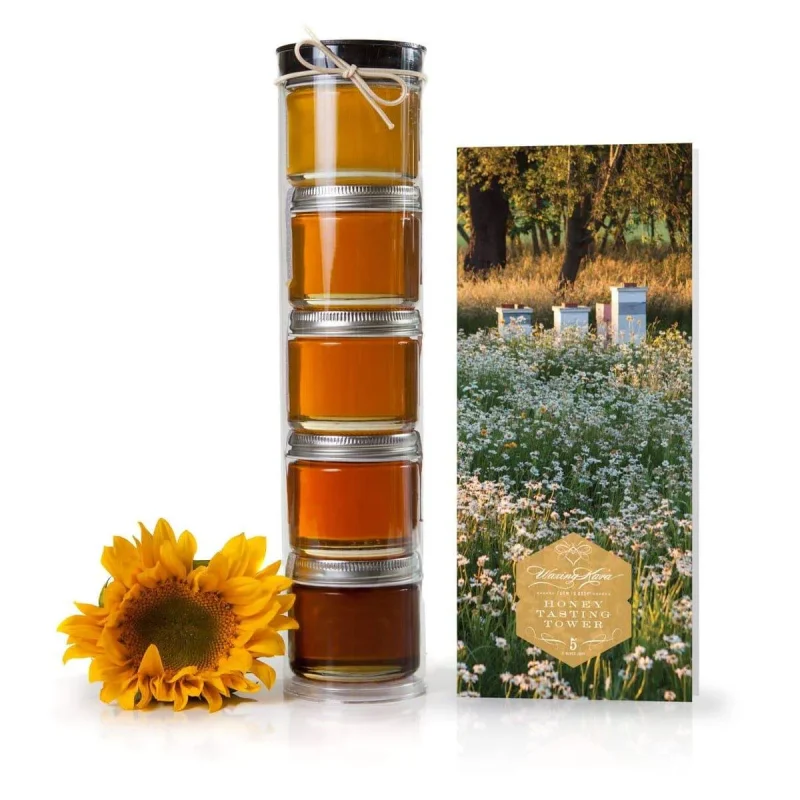 premium honey tasting tower 5 varieties