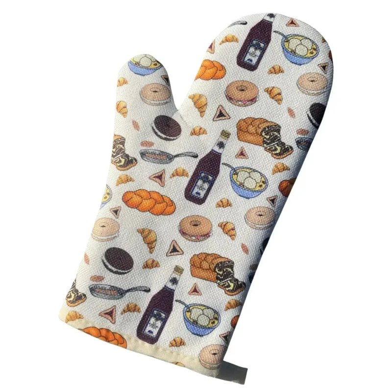 premium jewish food oven mitt