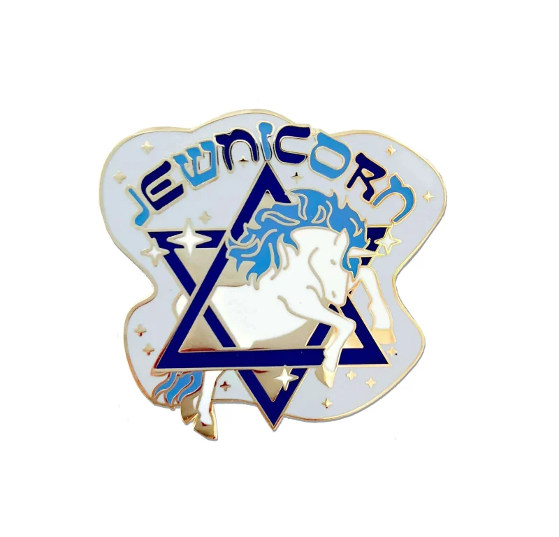 premium jewnicorn pin limited edition scaled