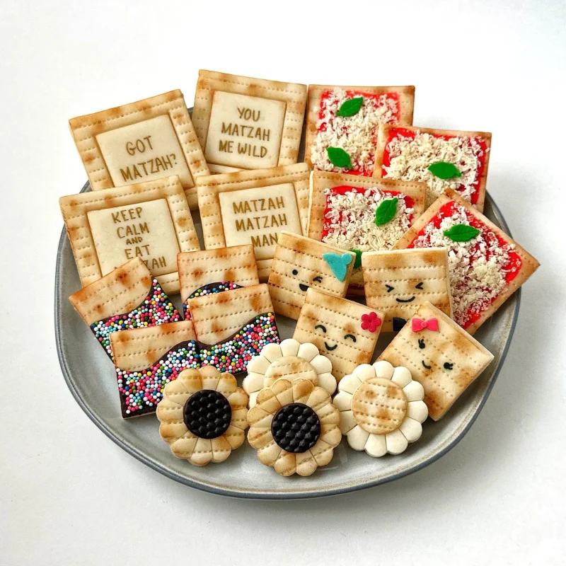 premium passover marzipan matzah gift basket