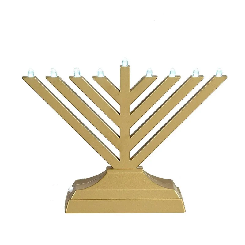 rambam style gold menorah exclusive edition