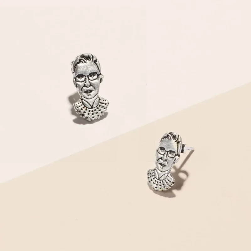 rbg sterling silver or gold stud earrings