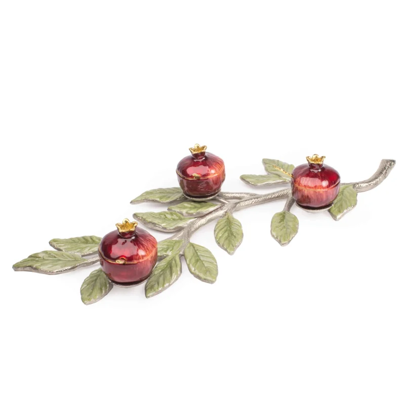 red pomegranate branch for home decor scaled