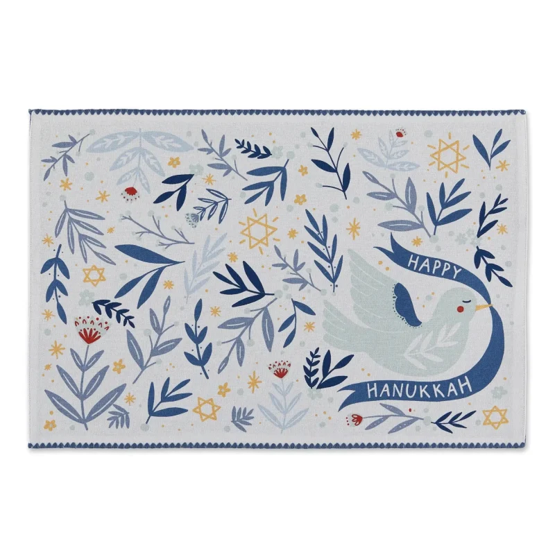 reversible hanukkah dove placemat easy return