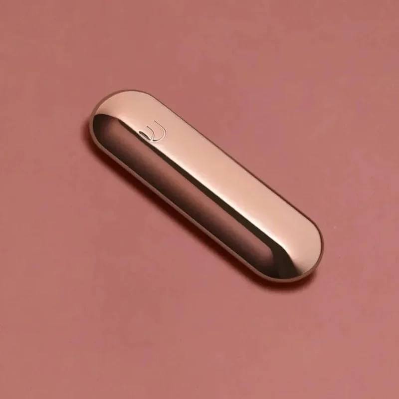 rose gold aluminum pill mezuzah case