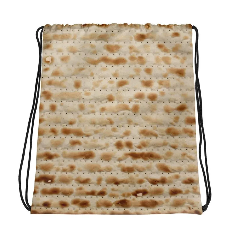 seamless matzah drawstring bag for easy storage