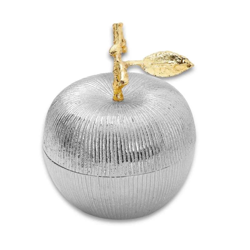 silver apple jar large elegant storage solution