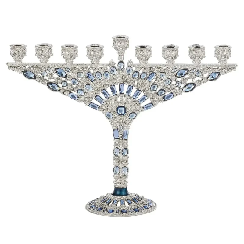 silver devorah menorah by olivia riegel elegant design