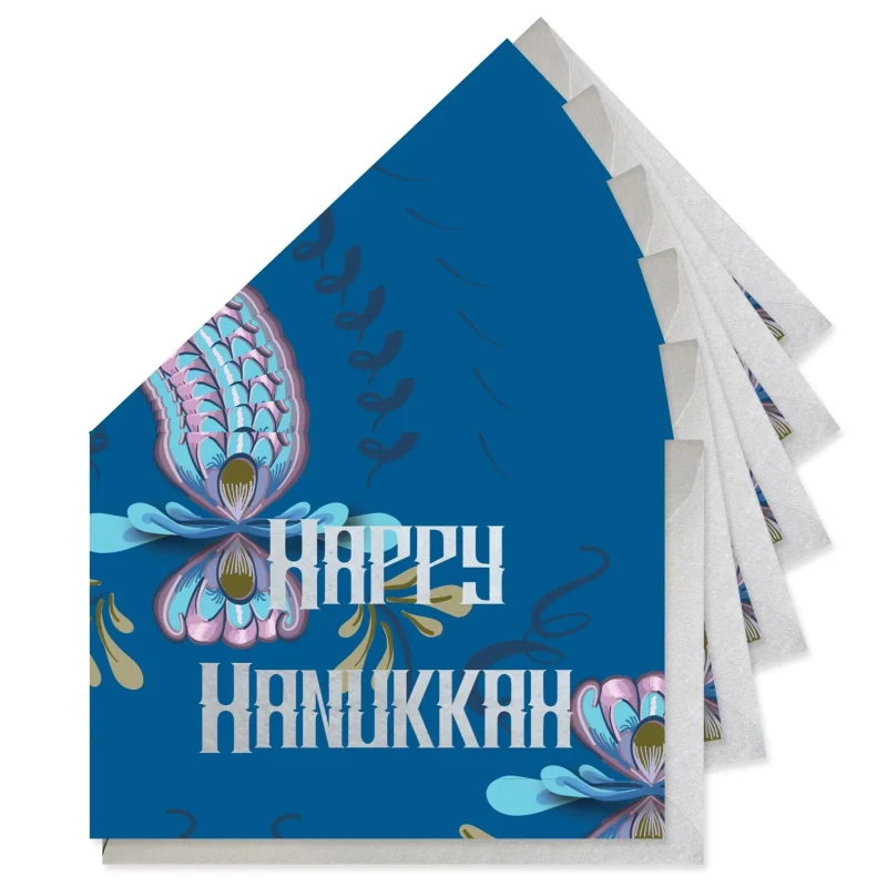 sk ndia happy hanukkah cards 6 pack box set