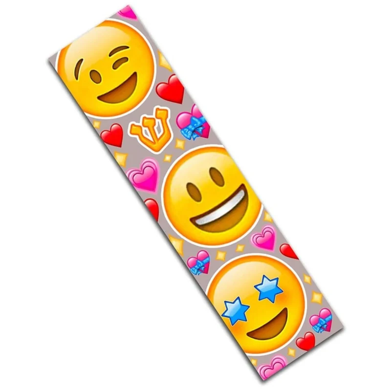 smiley heart emojis mezuzah for home decor