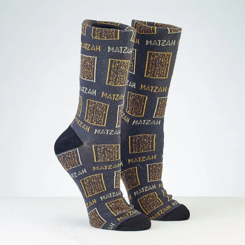 soft matzah crew socks for adults comfortable fun