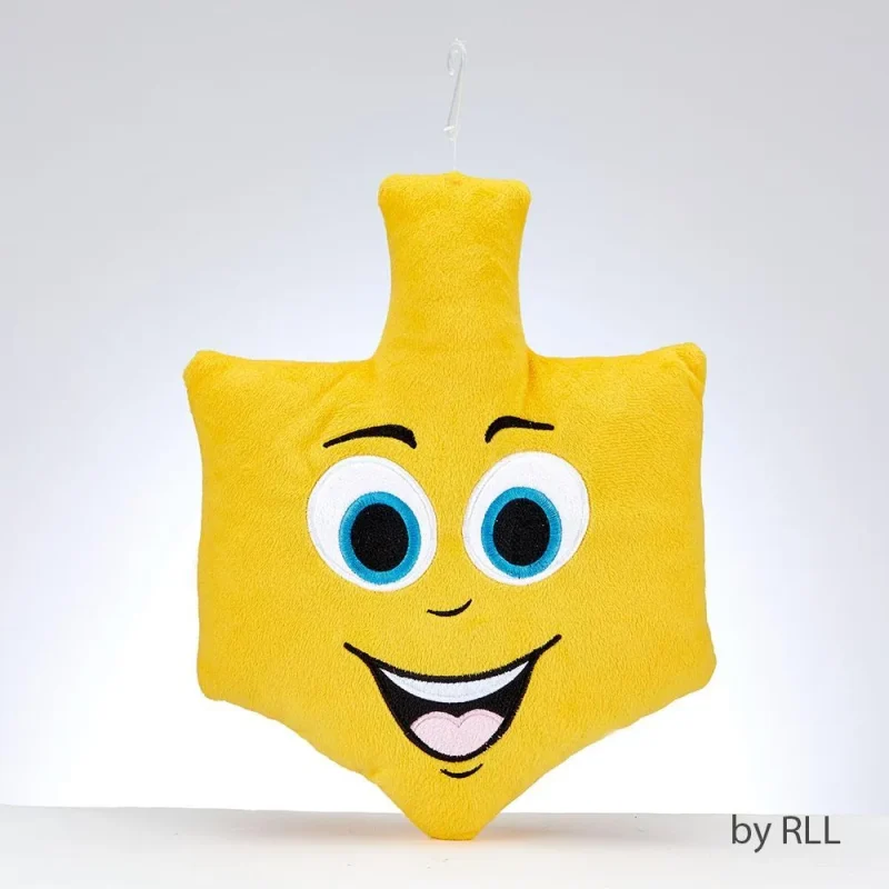 soft plush dreidel emoji toy