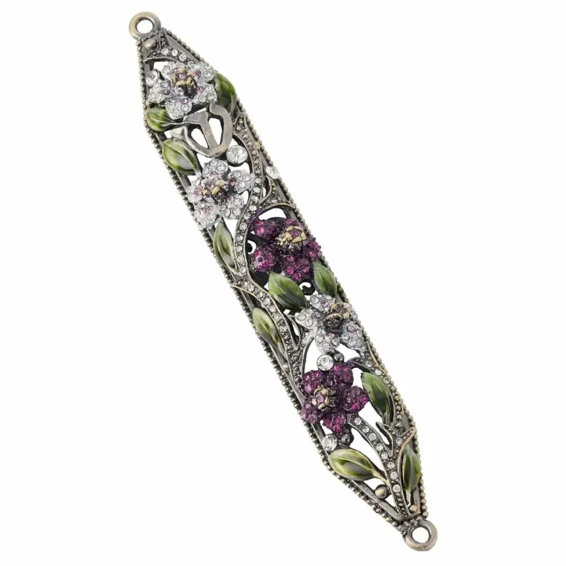 sophie mezuzah by olivia riegel purple green