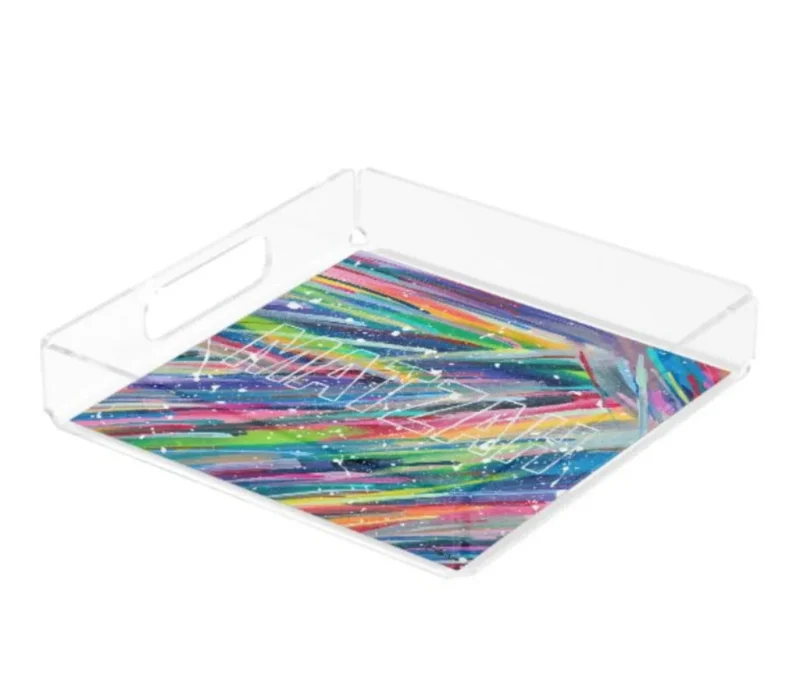 splatter paint matzah tray perfect for passover