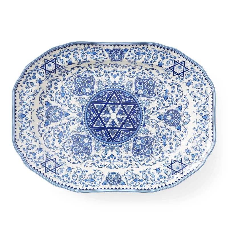 spode oval star of david platter elegant dinnerware scaled