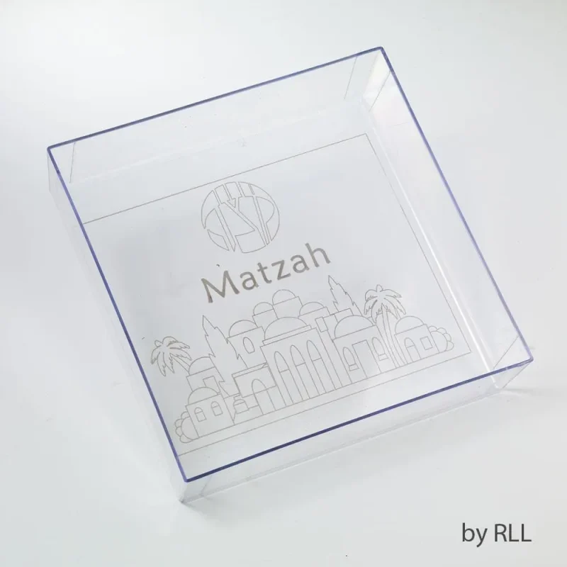 square acrylic matzah tray perfect for passover