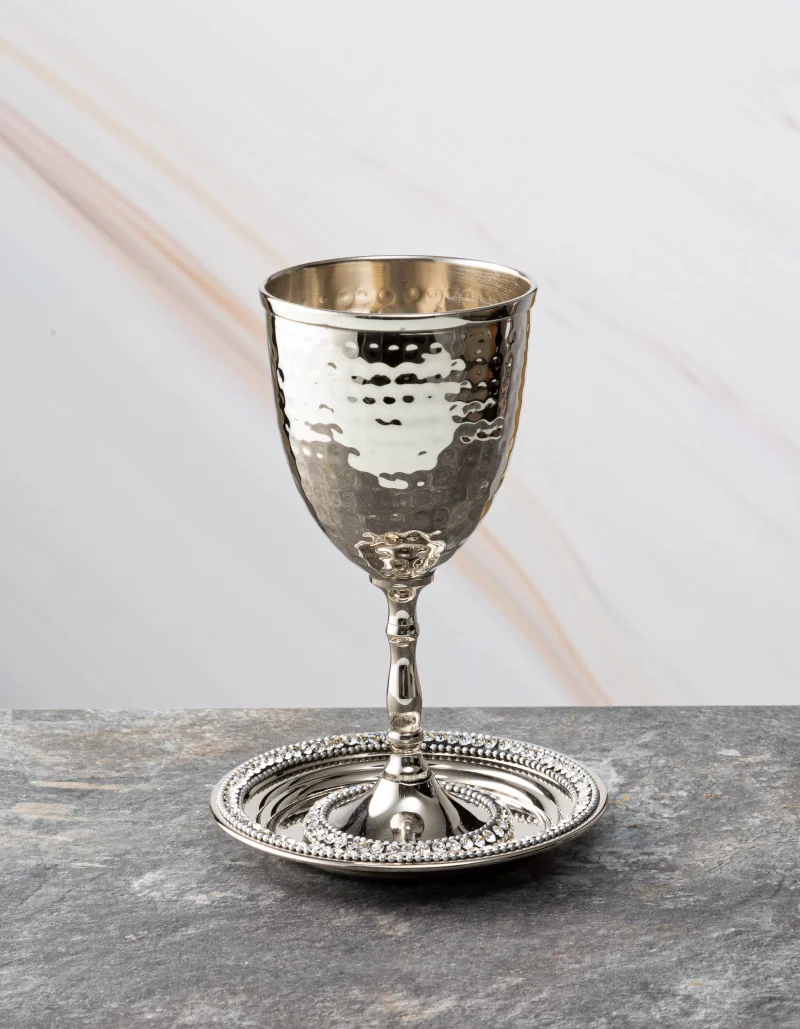 stainless steel kiddush cup tray set scaled