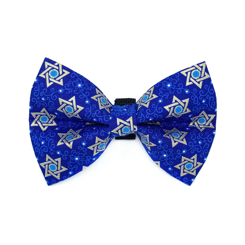 star of david dog bow tie stylish pet accessory