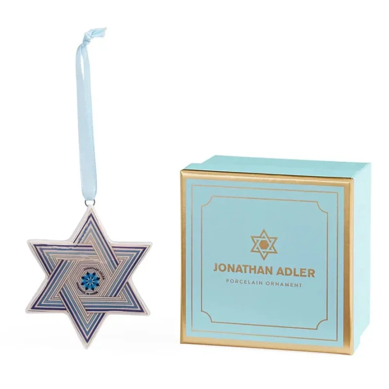 star of david ornament by jonathan adler