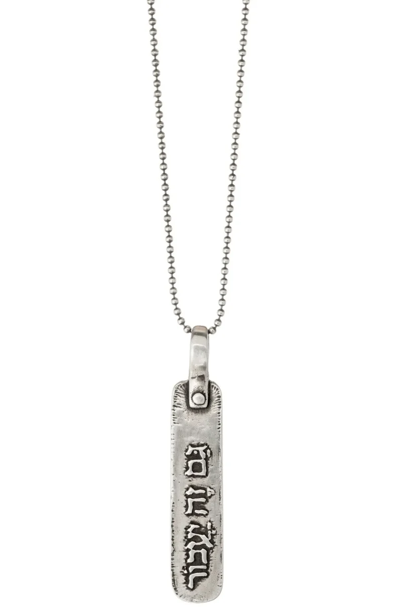 sterling silver or bronze this too shall pass necklace by marla studio