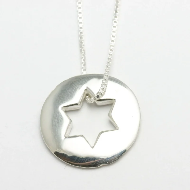 sterling silver star of david necklace