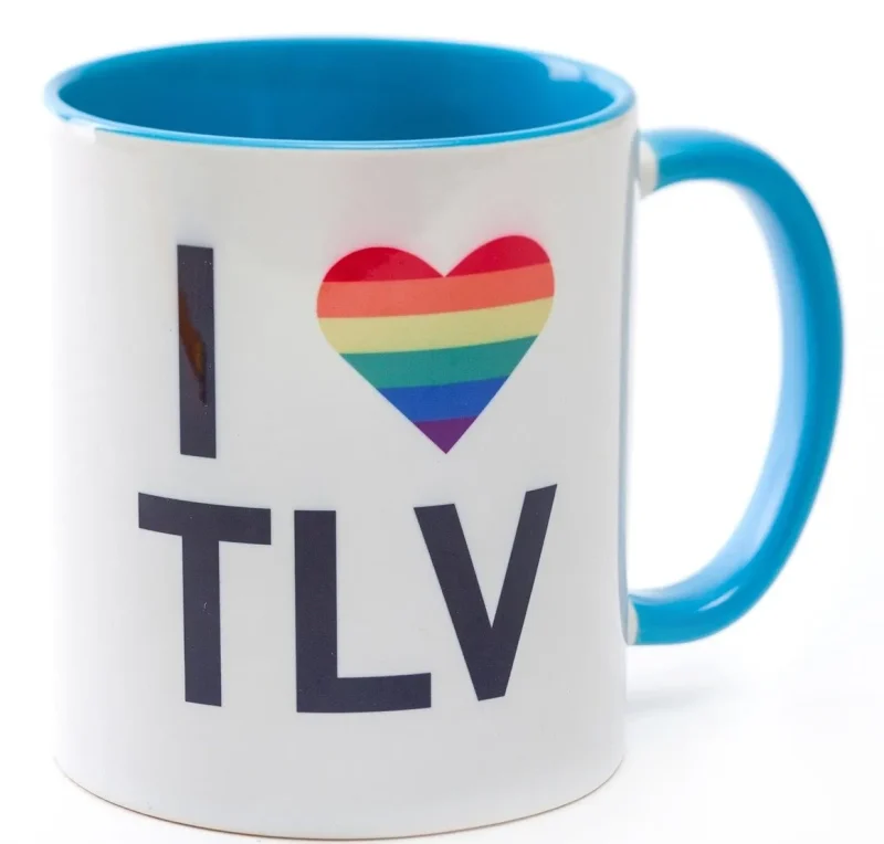 tel aviv heart mug perfect gift