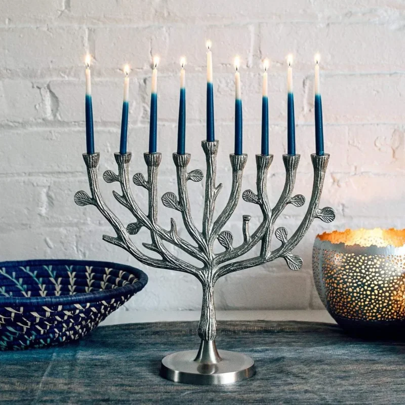 tree of life menorah handcrafted by ten thousand villages