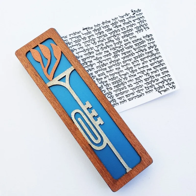 trumpet jazz mezuzah case by glenn grubard