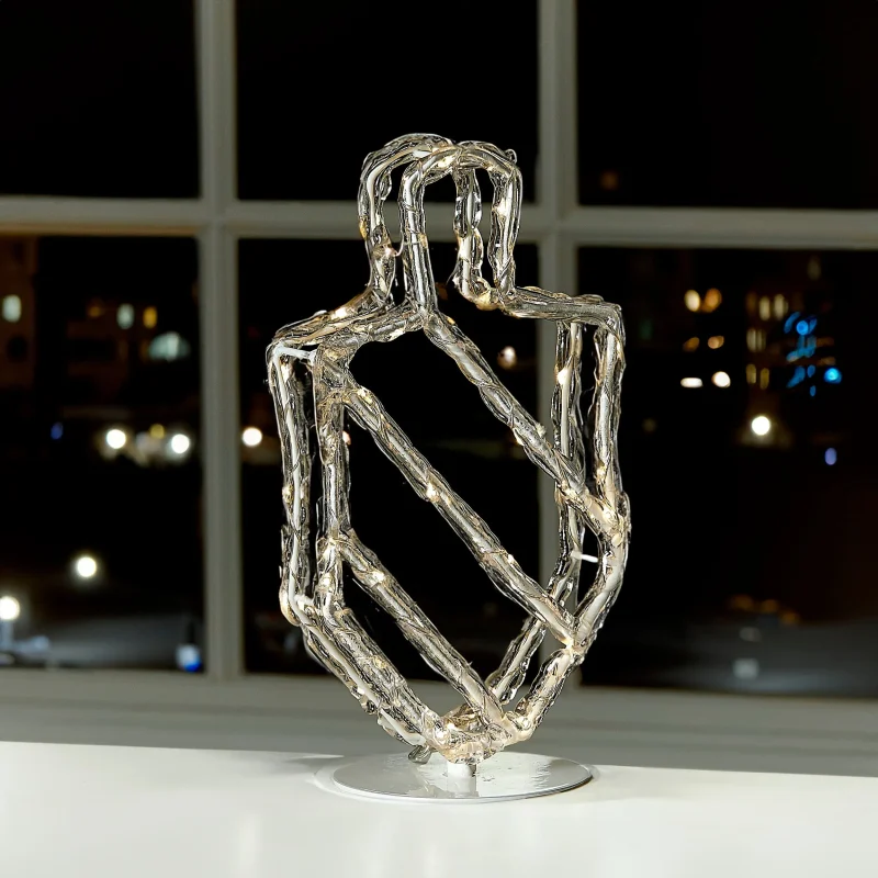 twinkling led dreidel decoration for holiday decor