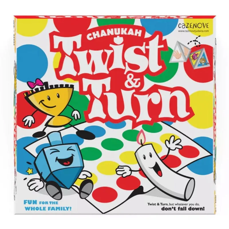 twist turn chanukah game for families