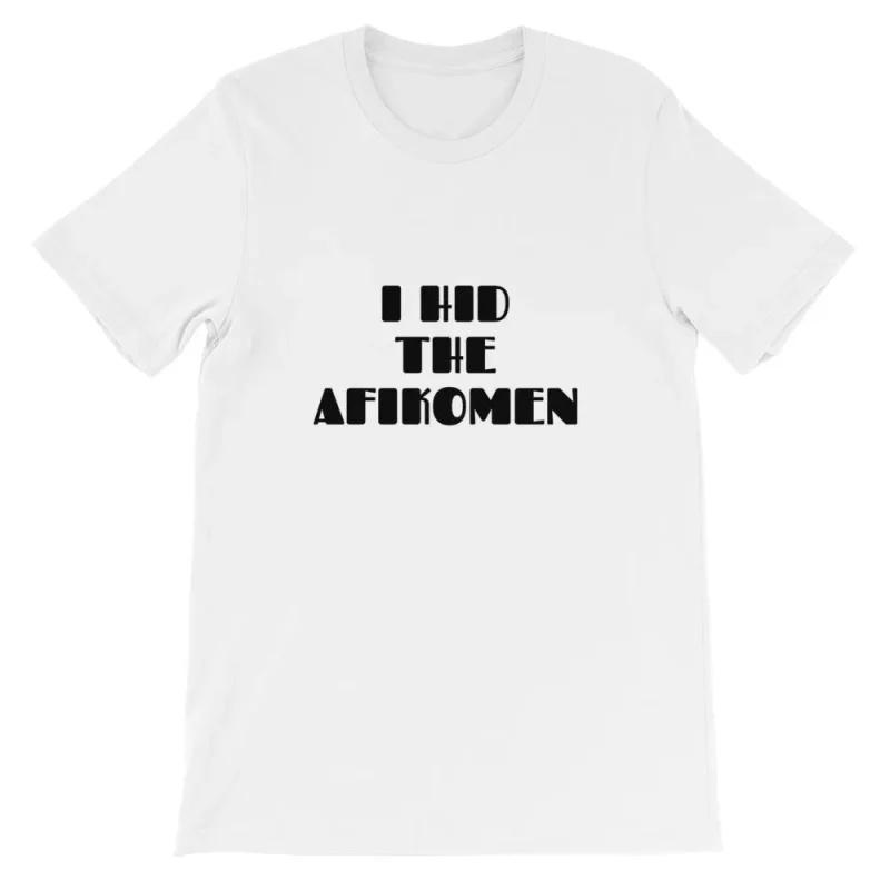 unisex afikomen t shirt white aqua pink xs to