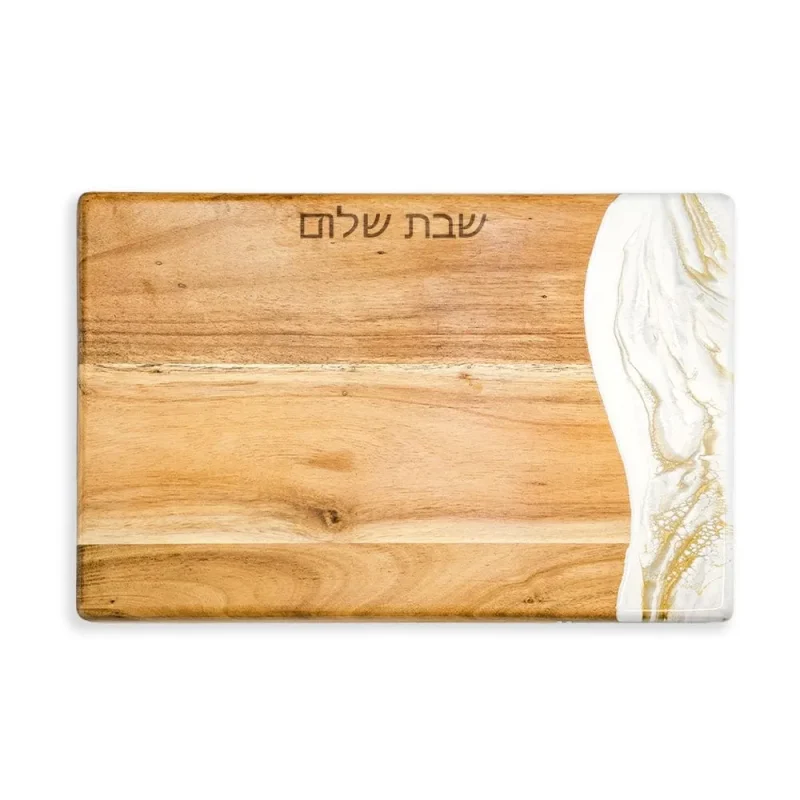 white gold canadian maple challah board